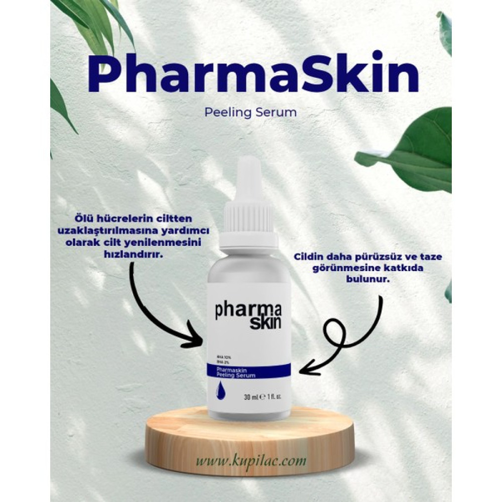 Pharmaskin Peeling Serum - 10 Aha, 2 Bha, Aloe Vera & Hyaluronik Asit İle Canlandırıcı Nemlendirici Ve Ölü Deriden Arındırıcı Oto Boyaları Fiyatı
