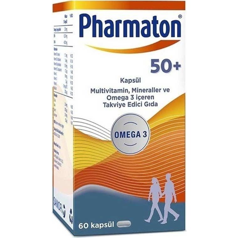 Pharmaton 50 Plus 60 Kapsül - -- Diğer Fiyatı