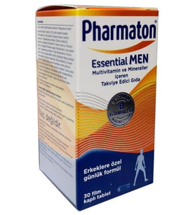 Pharmaton Essential Men Multivitamin Ve Mineraller Içeren Takviye Edici Gıda 30 Tablet" Sağlık / Diyet Fiyatı