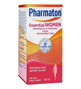 Pharmaton Essential Women Multivitamin Ve Mineral Içeren Takviye Edici Gıda 30 Tablet" Sağlık / Diyet Fiyatı