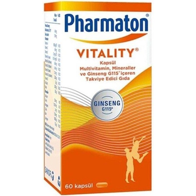 Pharmaton Vitality 60 Kapsül - -- Diğer Fiyatı