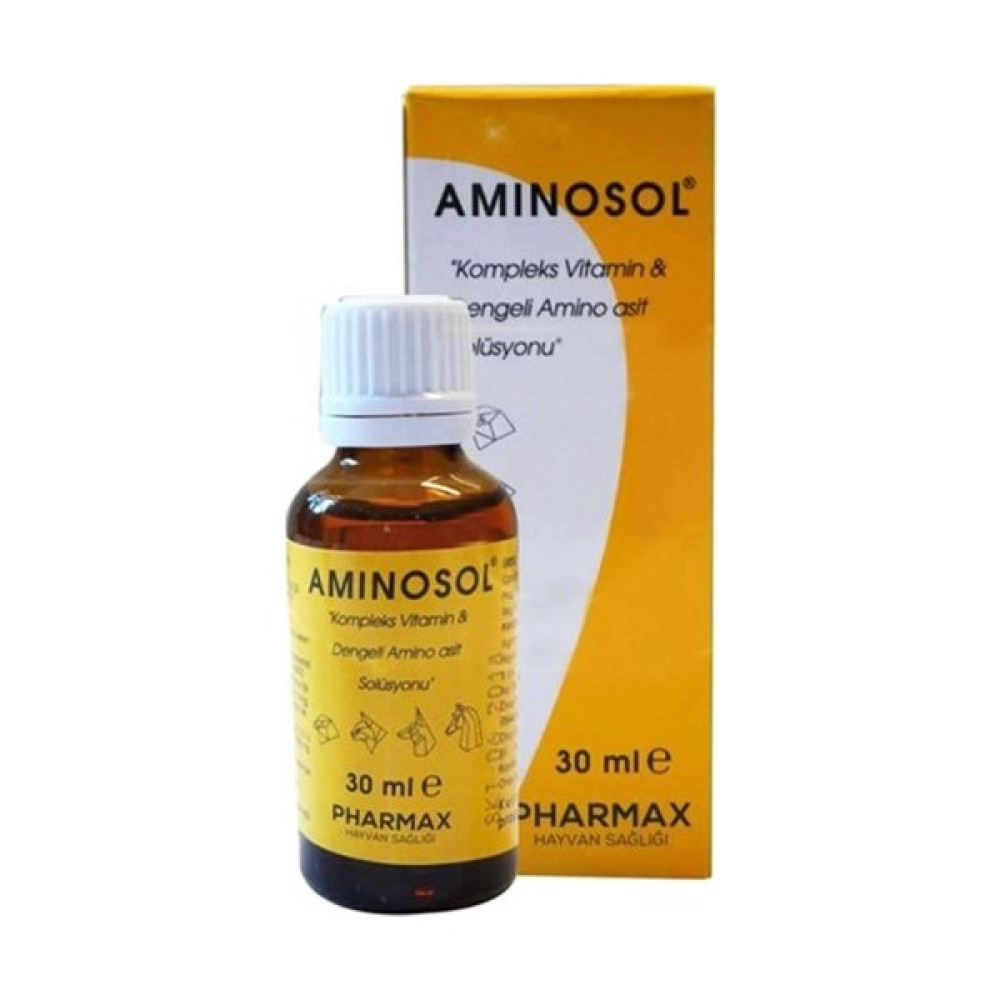 Pharmax Aminosol Kedi, Köpek Kuş ve At Vitamini 30 ml Evcil Hayvan Ürünleri Fiyatı
