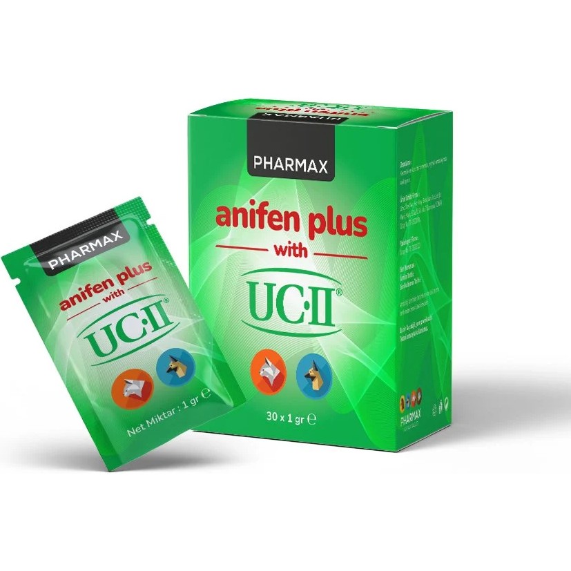Pharmax Anifen Plus Uc Iı Kolajen Kedi Köpek Eklemve Tendo Destek Vitamini 30X1 gr - 30 şase toz Evcil Hayvan Ürünleri Fiyatı