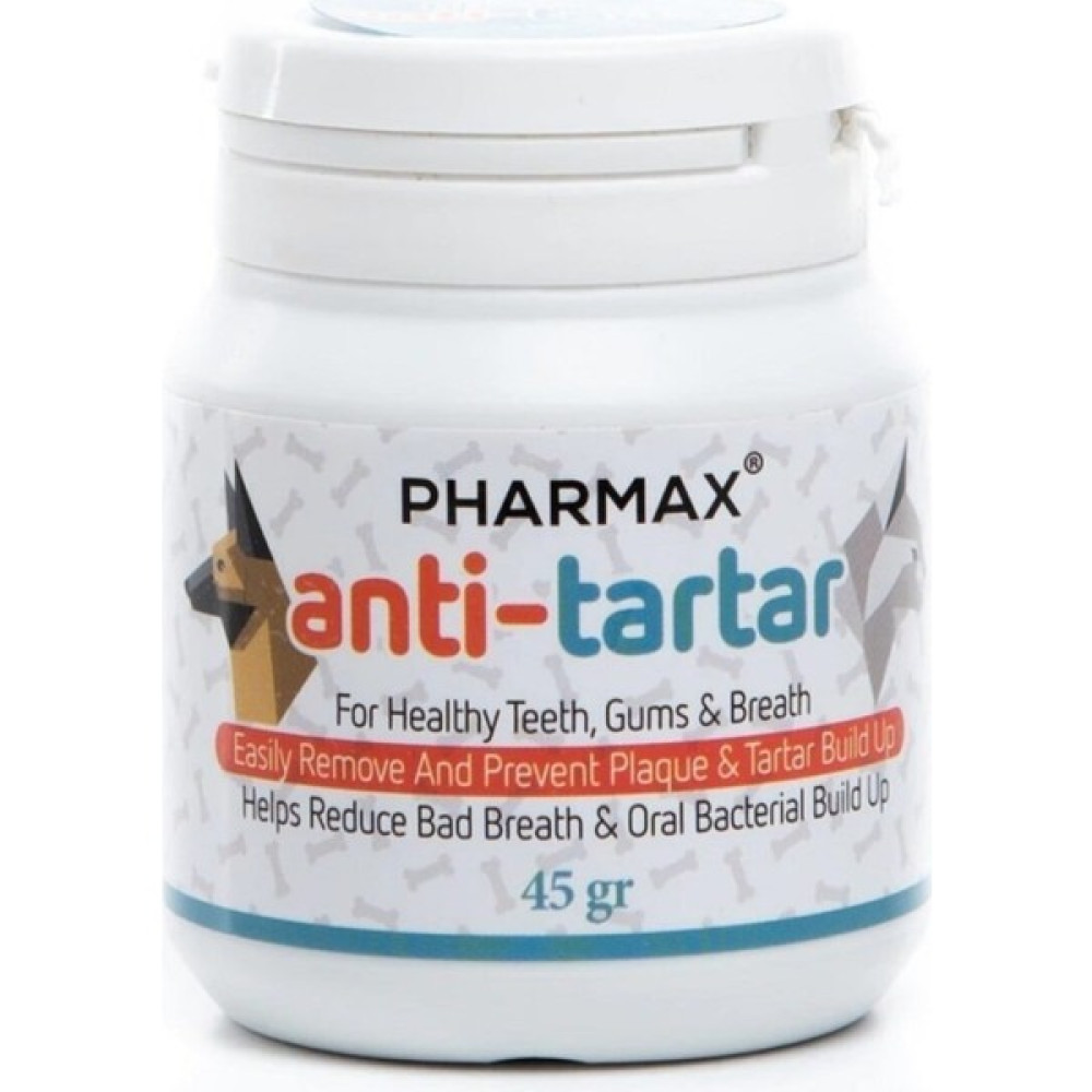 Pharmax Anti-Tartar Toz Kedi, Köpek Diş Taşı Giderici 45 gr Evcil Hayvan Ürünleri Fiyatı