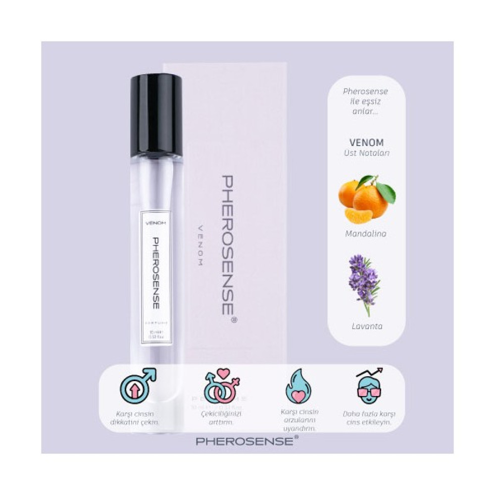 Pherosense Venom Unisex Feromon Yağlı Parfüm (1+1) Kadın Parfümleri Fiyatı