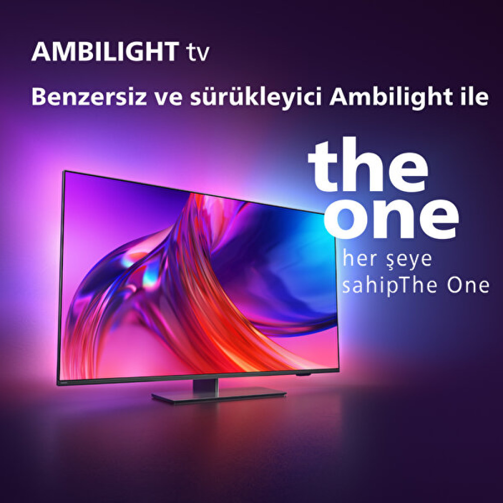 Philips 50pus8808/62 50" 126 Ekran 4k Uhd Google 3 Taraflı Ambilight Led Tv Televizyonlar Fiyatı