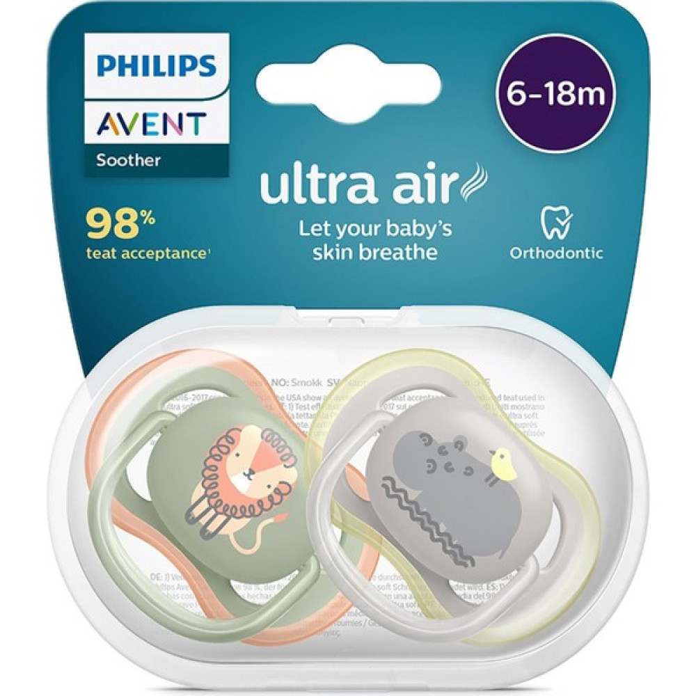 Philips Avent Philips Philips Avent SCF085/17 Ultra Air Emzik 6-18 Ay 2li Erkek Emzik Aksesuarı Fiyatı