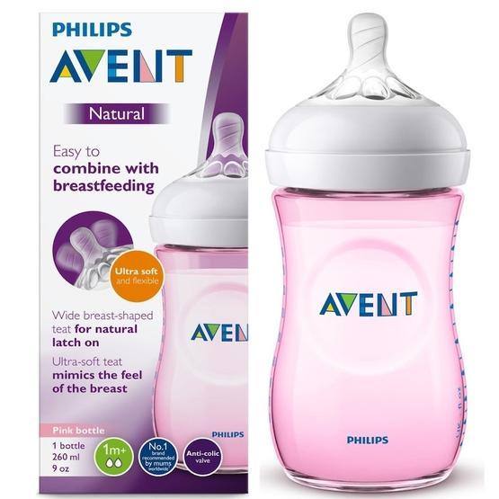 Philips Avent SCF034-17 Pembe 260 ml Natural Pp Biberon Biberon Fiyatı