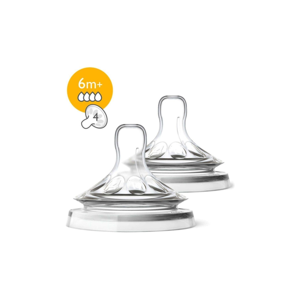 Philips Avent SCF044/27 Natural 6m+ 4 Damla Biberon Emziği 2li Biberon Fiyatı