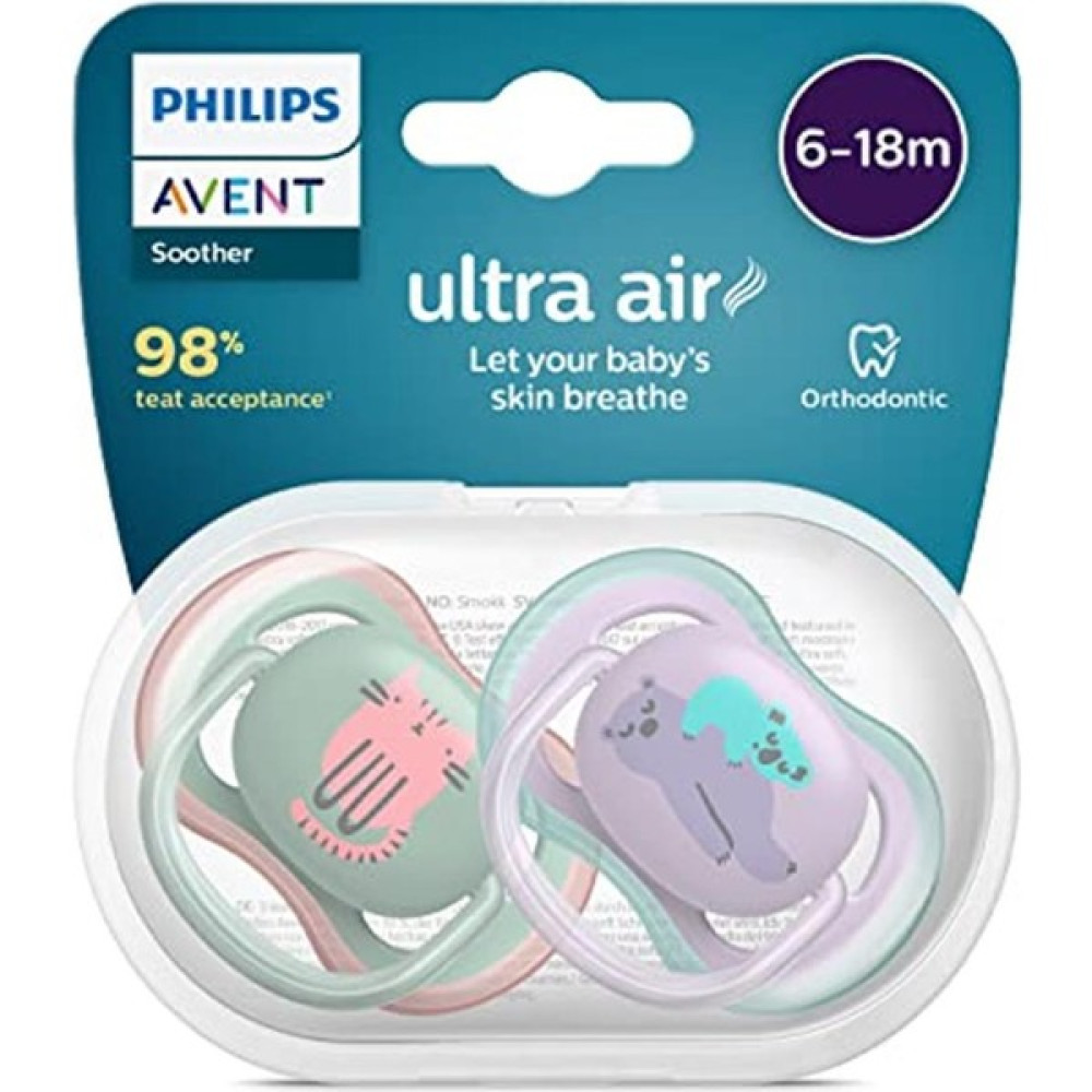 Philips Avent SCF085/18 Ultra Air Emzik 6-18 Ay Erkek - Beyaz+ - Standart Emzik Fiyatı