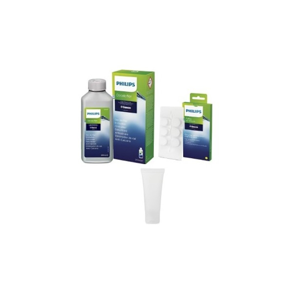Philips CA6700/10 Espresso Makinesi Kireç Temizleme Solüsyonu, Yağ Çözücü Tablet ve 5gr Gres Yağı 3'lü Set Elektrikli Mutfak Aletleri Aksesuarı Fiyatı