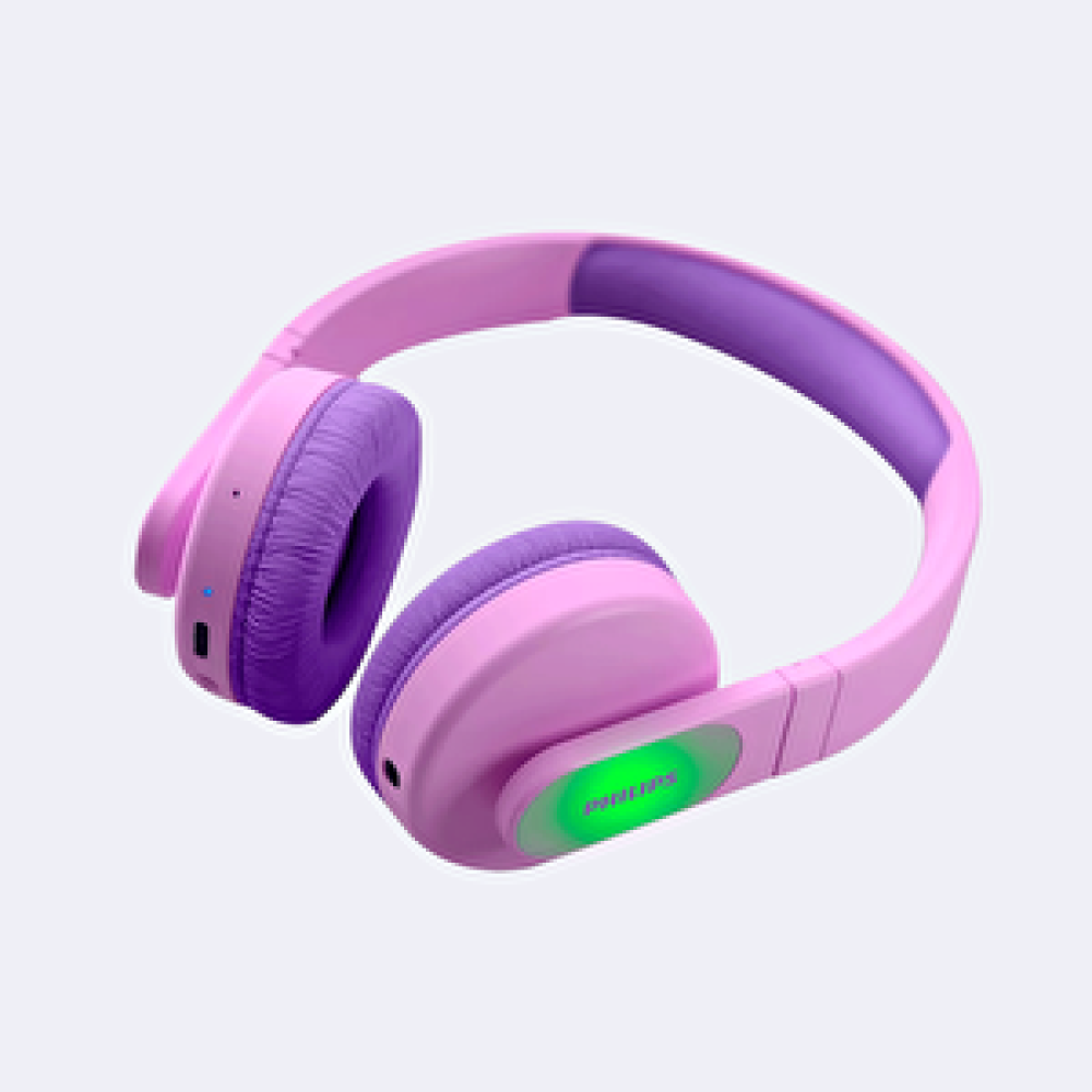 Philips Çocuklar İçin Bluetooth Kulak Üstü Kulaklık , Işıklı , Ebeveyn Denetimli, TAK4206PK/00 Bluetooth Kulaklık Fiyatı
