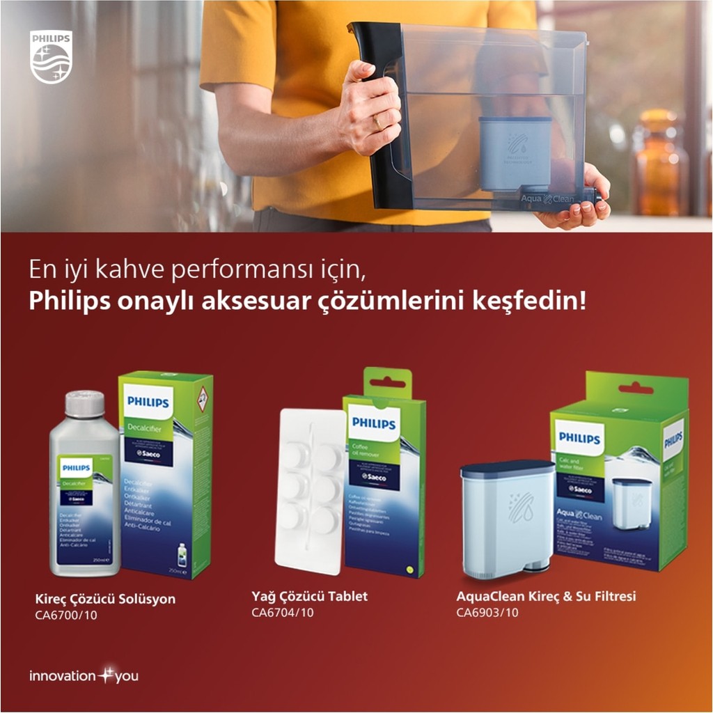 Philips Espresso Makinası Bakım Kiti Kireç Çözücü Altın Renk Bakır Malzemeden 0,5 L Kapasite Deterjan ve Temizlik Ürünleri Fiyatı