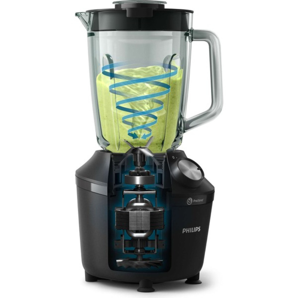 Philips Essential Advanced Series 600 W Smoothie Blender, Cam Hazne, Siyah - Beyaz Blenderler Fiyatı
