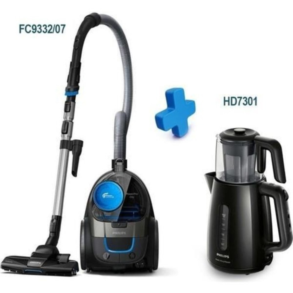 Philips FC9332/07 Powerpro City Toz Torbasız Süpürge ve HD7301 Çaycı - 0 - Titanyum Elektrikli Süpürgeler Fiyatı