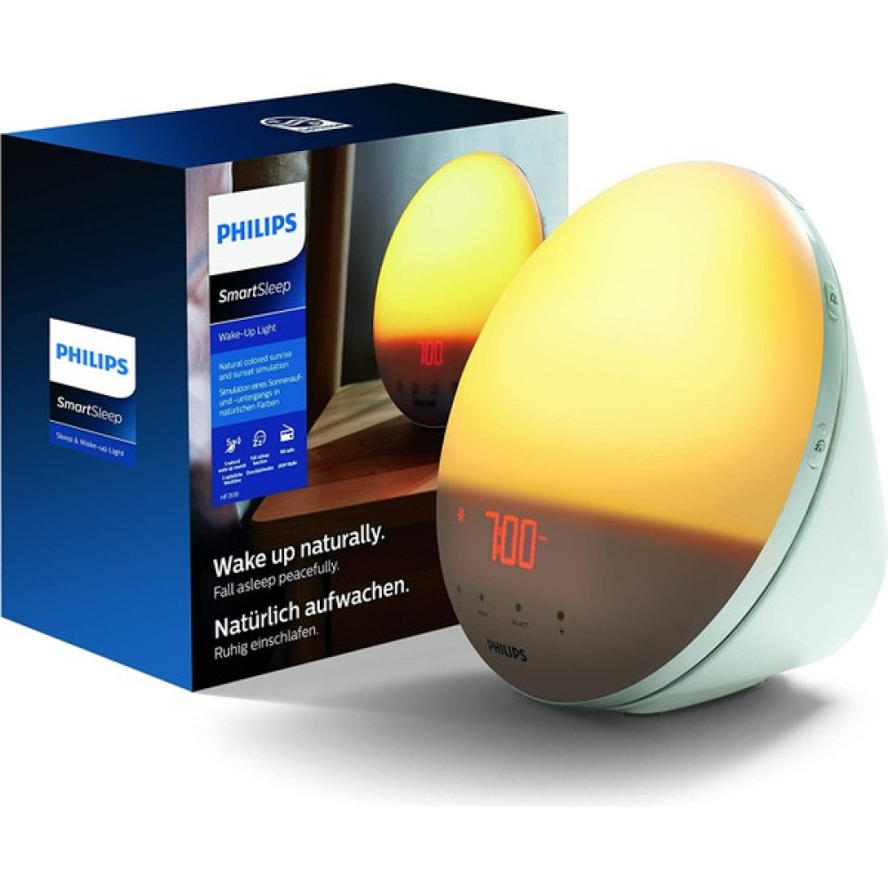 Philips HF3519/01 Uyandırma Lambası (Gündoğumu, Dijital Fm Radyo, Günışığı Çalar Saat) Beyaz Masa Lambası Fiyatı