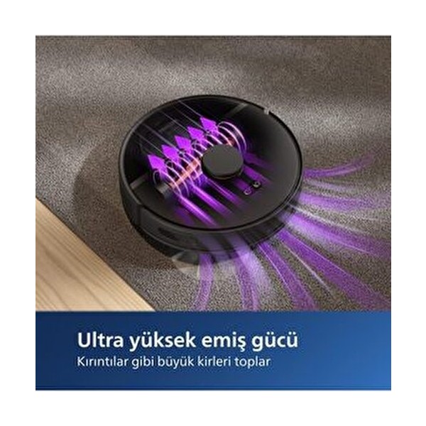 Philips Islak-Kuru Robot Süpürge Lazer Teknolojisi 230 Dk - Güçlü Emiş Gücü Robot Süpürgeler Fiyatı