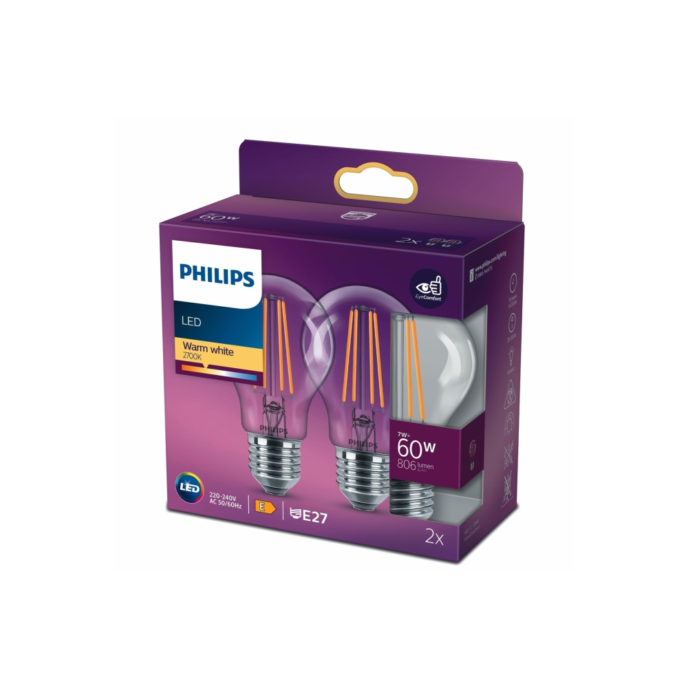 Philips Phılıps Flamanlı Rustik 60w 2li Ampul Sarı Işık 2700k Klasik Ampul Fiyatı