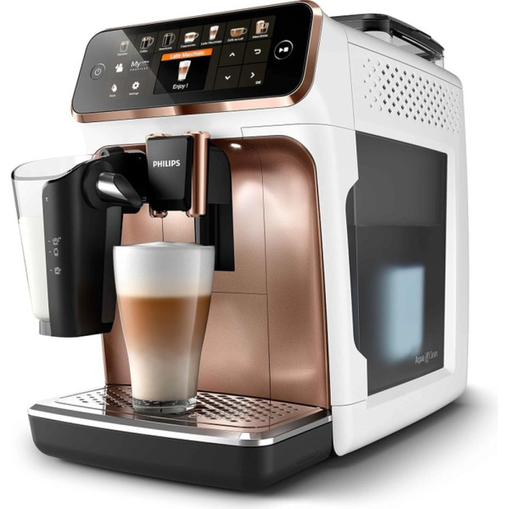 Philips Premium Tam Otomatik Kahve ve Espresso Makinesi, Lattego 12 Farklı Kahve,luciole Beyaz Lambader Hediye Kahve Makineleri Fiyatı