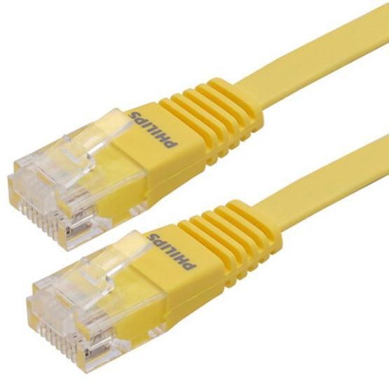 Philips SWA1949W/93-3 Sarı Yassı Flat Utp 3 Metre Cat6 Kablo