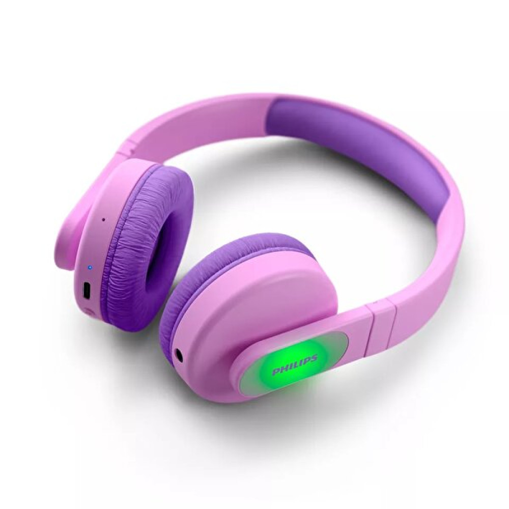 Philips Tak4206Pk/00 Çocuklar İçin Ebeveyn Denetimli Işıklı Kulak Üstü Pembe Bluetooth Kulaklık Bluetooth Kulaklık Fiyatı