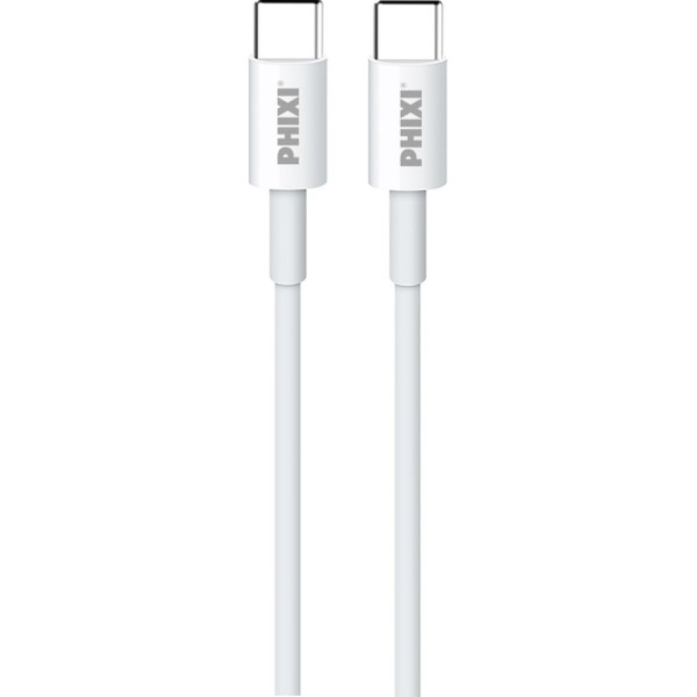 Phixi CB4130T Basic 30 cm Type-C To Type-C USB Şarj Kablosu - Beyaz Cep Telefonu Şarj Cihazı Fiyatı