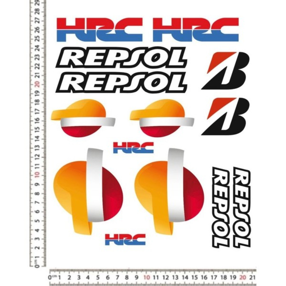 Phoenix Hrc Respol Motorsiklet Kask Sticker Çıkartma Seti - A4 - Beyaz Oto Boyaları Fiyatı