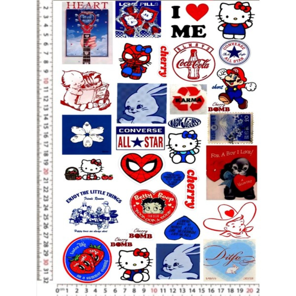 Phoenix Sentirshop Hello Kitty Motorsiklet Kask Leptop Dolap Sticker Çıkartma - A4 - Renkli Oto Boyaları Fiyatı