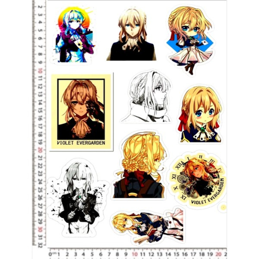 Phoenix Vıolet Evergarden Sticker Seti Motorsiklet Kask Leptop Dolap - A4 - Renkli Oto Boyaları Fiyatı