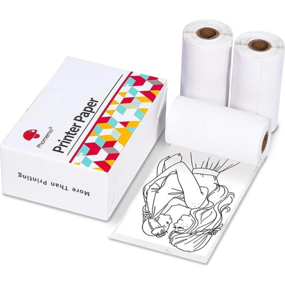 Phomemo Mini Taşınabilir Yazıcı Kağıdı 3 Adet Yapışkanlı Çıkartma Sticker Etiket 2 Yıl Dayanıklı Garantili - Beyaz Ofis Malzemeleri Fiyatı