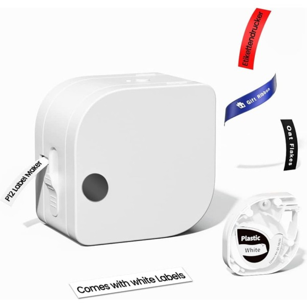 Phomemo Rasjack Phomemo P12 Mini Bluetooth Etiketleme Makinesi, Bantlı Yapışkanlı Etiket Yazıcısı Etiket Makinesi Fiyatı
