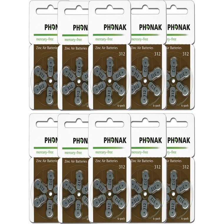 Phonak NO:312 Işitme Cihazı Pili 10 Paket 60'lı Diğer Fiyatı