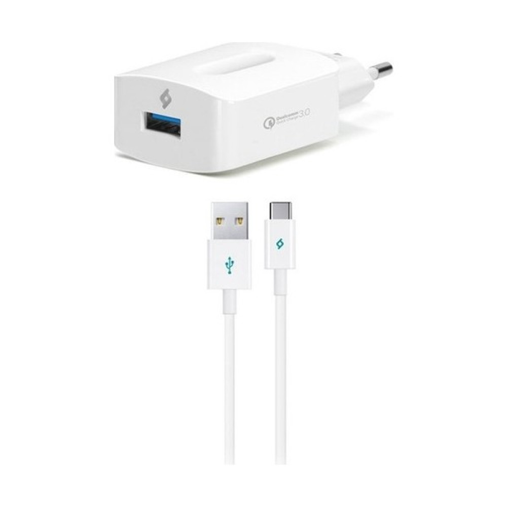 PhoneBox Ttec 2SCQC01C Speedcharger Qc 3.0 Universal Seyahat Şarj Aleti + Type - C Kablo - Beyaz Oto Boyaları Fiyatı