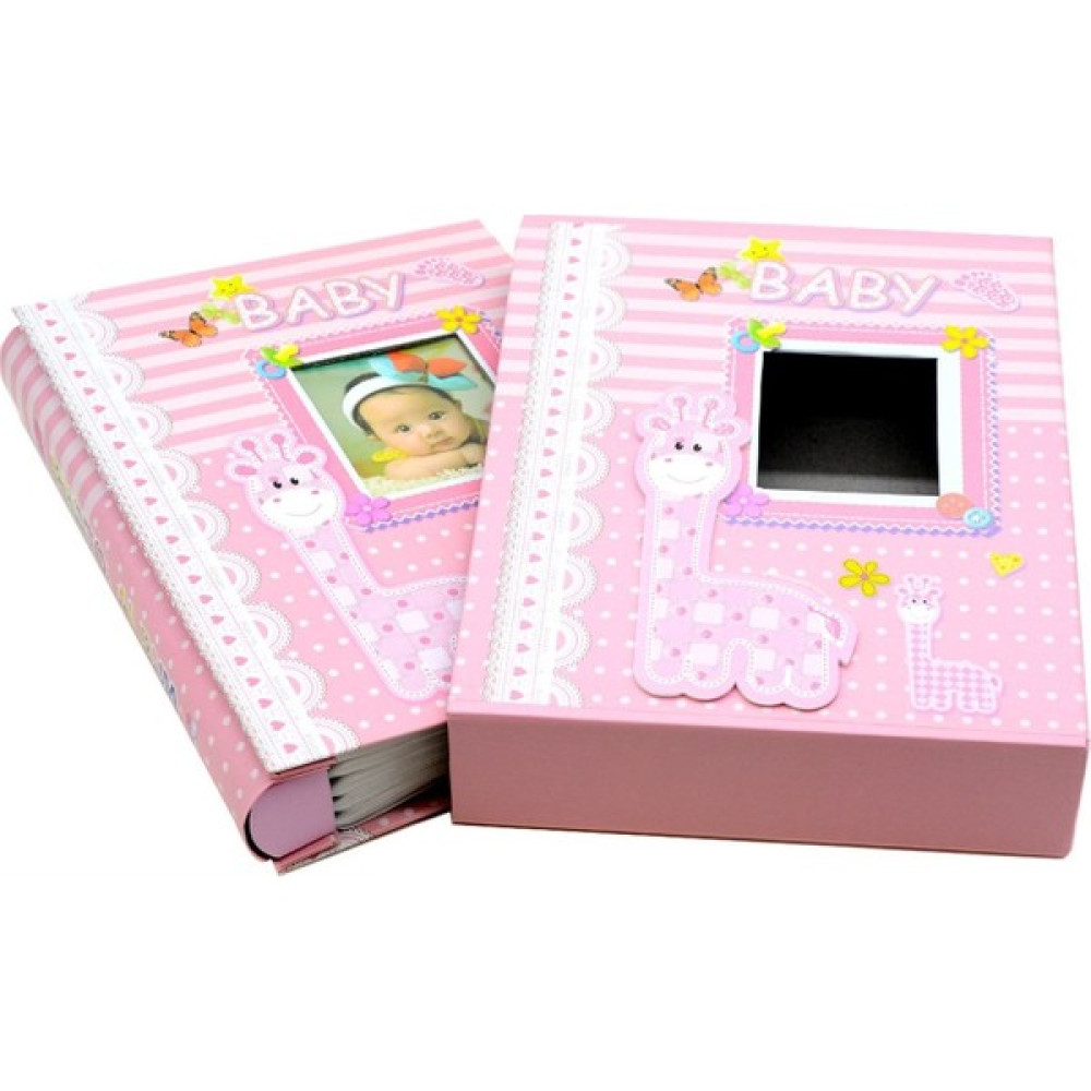Photo Albüm Kız Bebek Pembe Fotoğraf Albümü 200'lük 10 x 15 Resim & Fotoğraf Çerçevesi Fiyatı