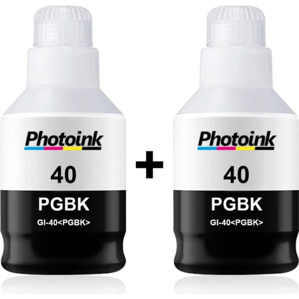 Photo Ink Canon Gı-40 G1420 G2420 G2460 G3420 G3460 Uyumlu Photoink 2 Adet Siyah Mürekkep 135 ml Kartuşlar Fiyatı