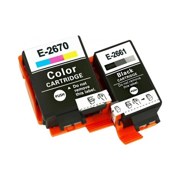 Photo Print Epson Workforce WF-100W T266-T267 2'li Siyah ve Renkli Muadil Kartuş Seti 250 Sayfa Tonerler Fiyatı