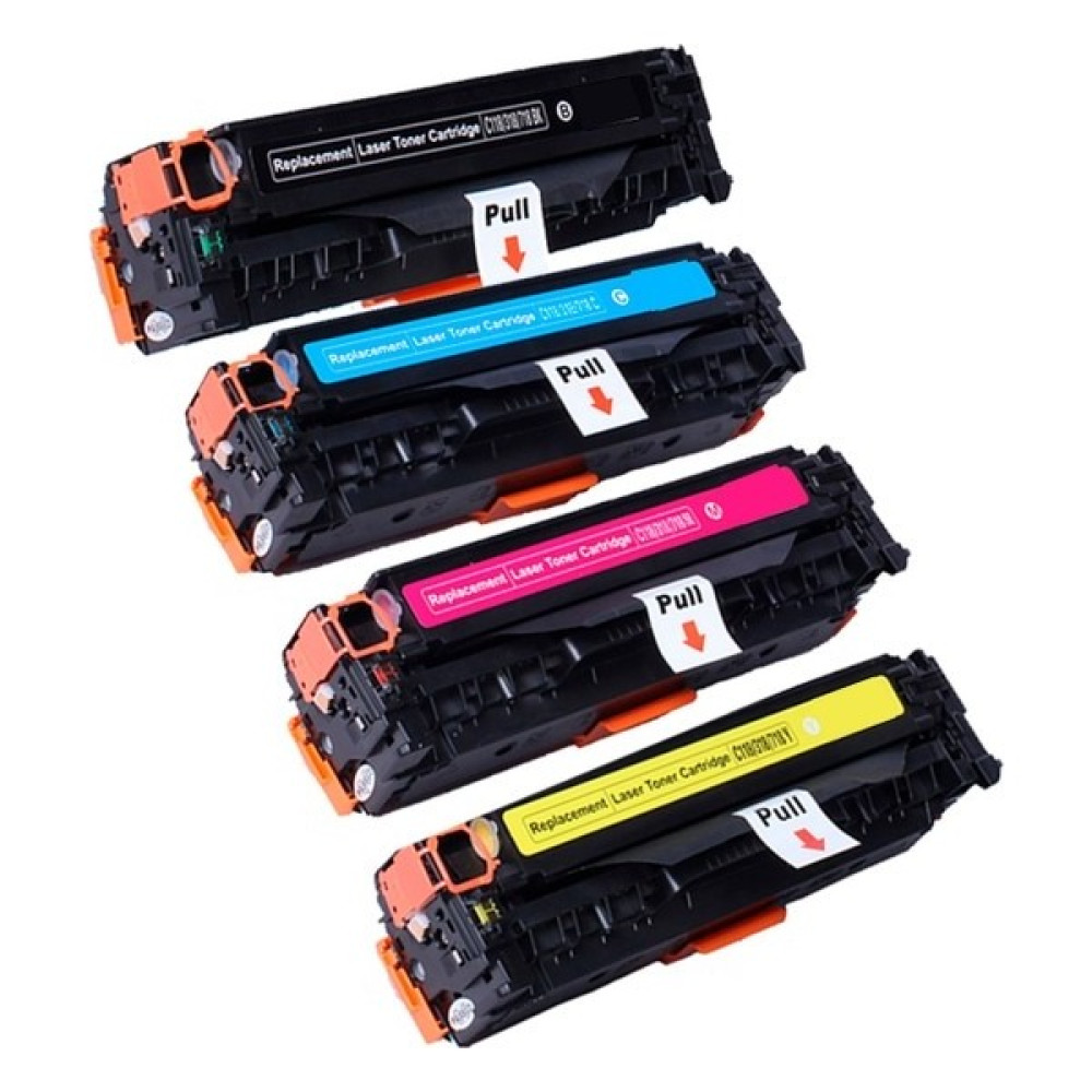Photo Print® Hp 125A-CB540A-CB541A-CB542A- CB543A Hp Color Laserjet CM1312NFI 1 Set Muadil Toner 2200 Sayfa Renkli - Siyah - 0,5 g Tonerler Fiyatı