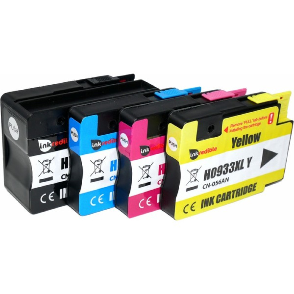 Photo Print HP 932XL-HP 933XL 4 Renk Muadil Kartuş Officejet 7510/7610/7612/7110/6700/6600/6100 - Renkli Kartuşlar Fiyatı