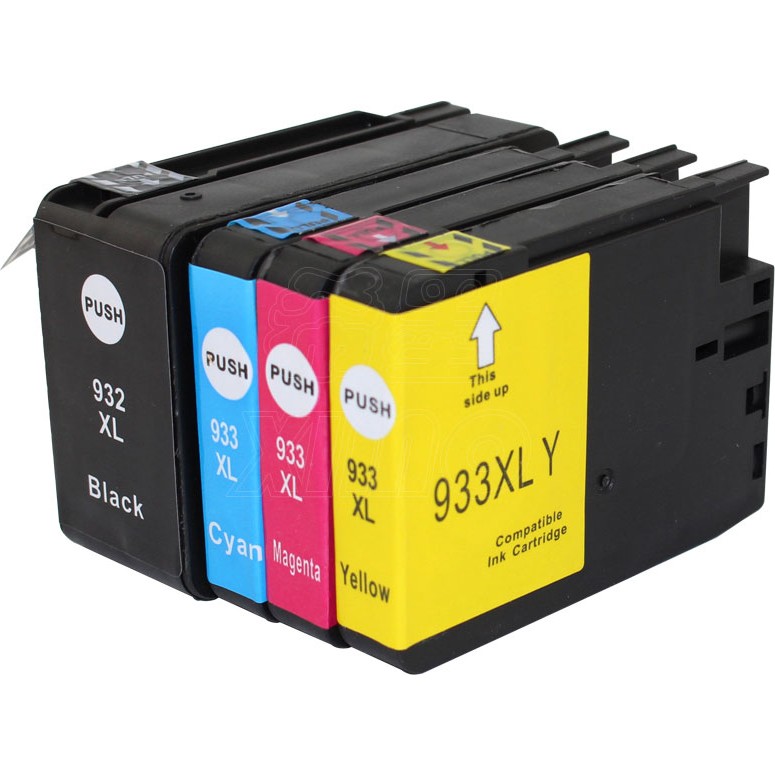 Photoink 932Xl- 933Xl 4 Renk Muadil Kartuş Officejet 7510/7610/7612/7110/6700/6600/6100 Muadil Kartuş Fiyatı