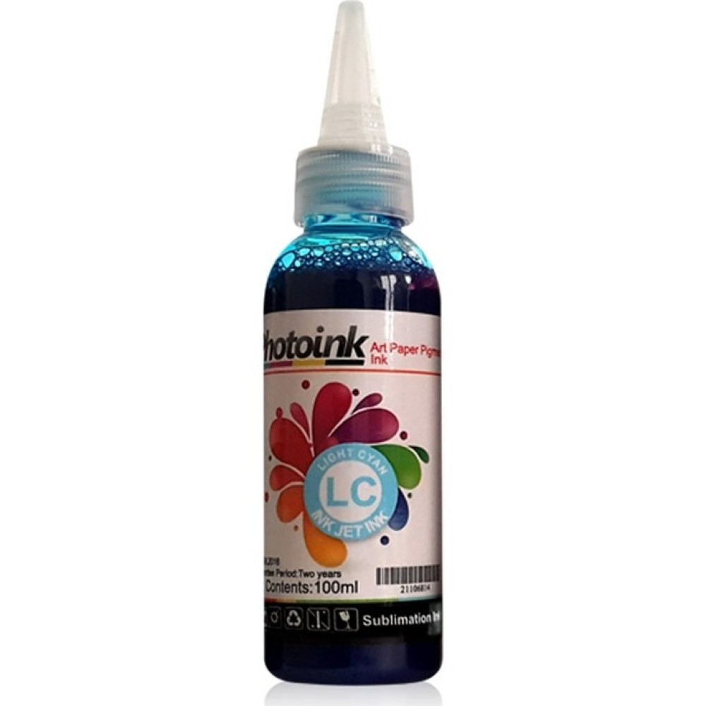 Photoink Süblimasyon-Transfer Baskı 100 gr Mürekkep Açık Mavi Muadil Kartuş Fiyatı