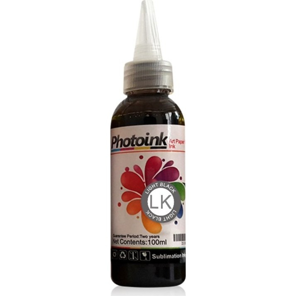 Photoink Süblimasyon-Transfer Baskı 100 gr Mürekkep Açık Siyah Muadil Kartuş Fiyatı