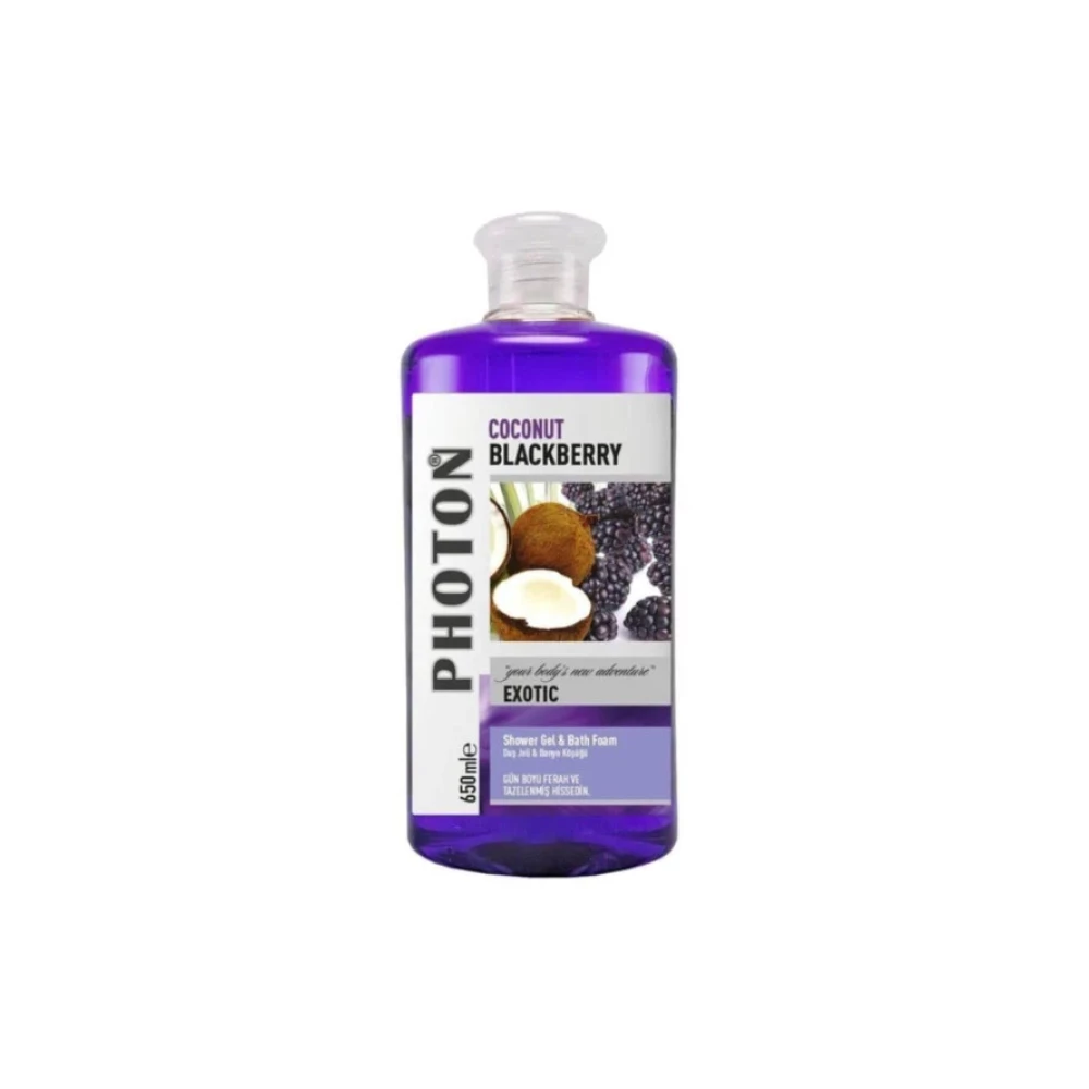 Photon Coconut & Blackberry Dus Jeli 650Ml Duş Jelleri ve Banyo Köpükleri Fiyatı
