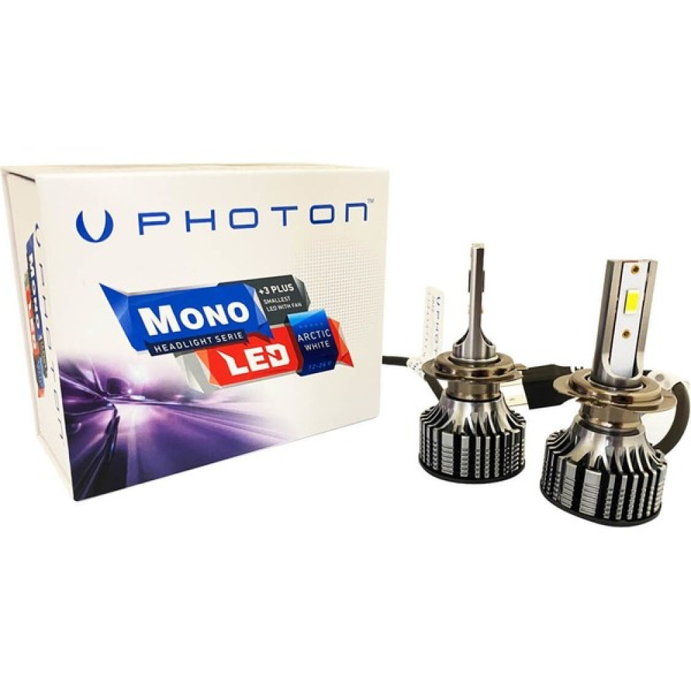 Photon Mono H7 +3plus LED Xenon Araç Far ve Ampül - Beyaz Motorsiklet Lambaları Fiyatı
