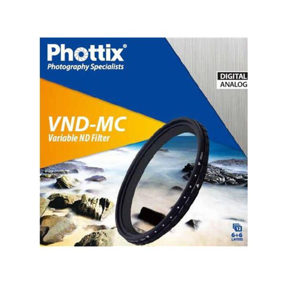 Phottix 52MM Vnd Mc Değişken Multi Coated Neutral Density Filtre (2-8 Stop) Objektif & Lensler Fiyatı