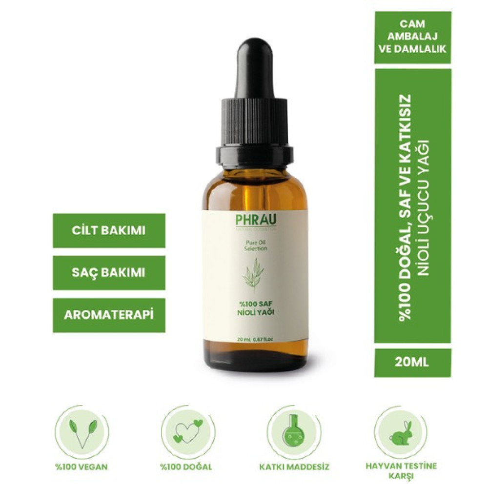 Phrau %100 Saf ve Doğal Nioli Uçucu Yağı 20 ml Bitkisel Yağlar Fiyatı