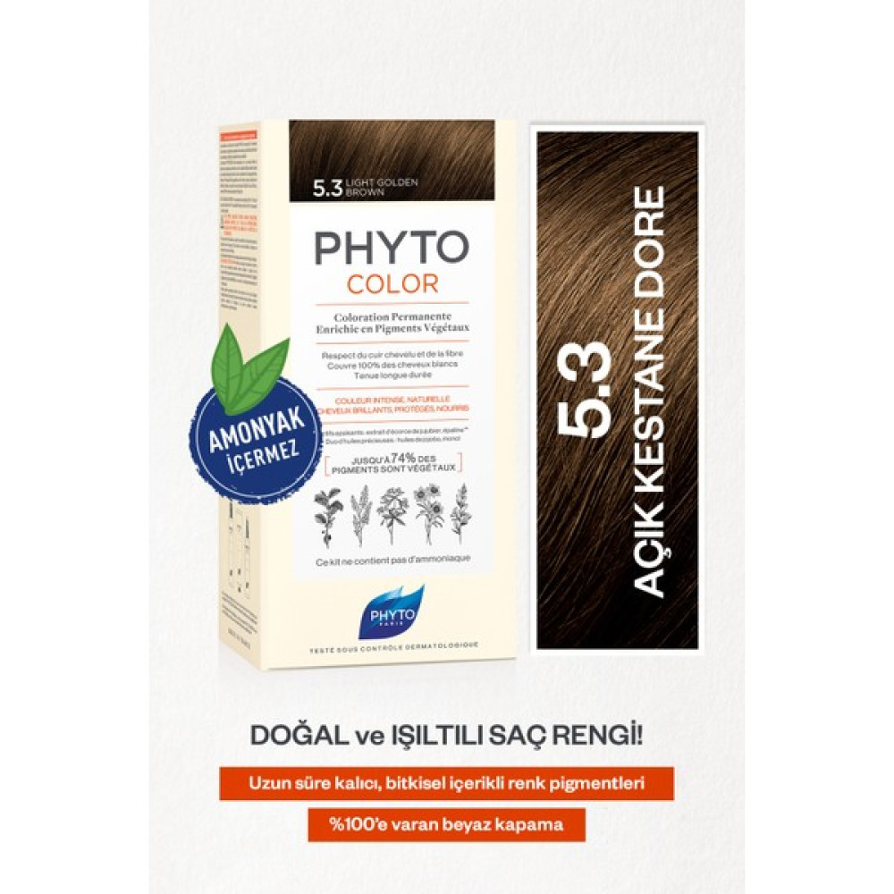 Phyto Color Saç Boyası 5.3 Açık Kestane Dore Saç Boyası Fiyatı
