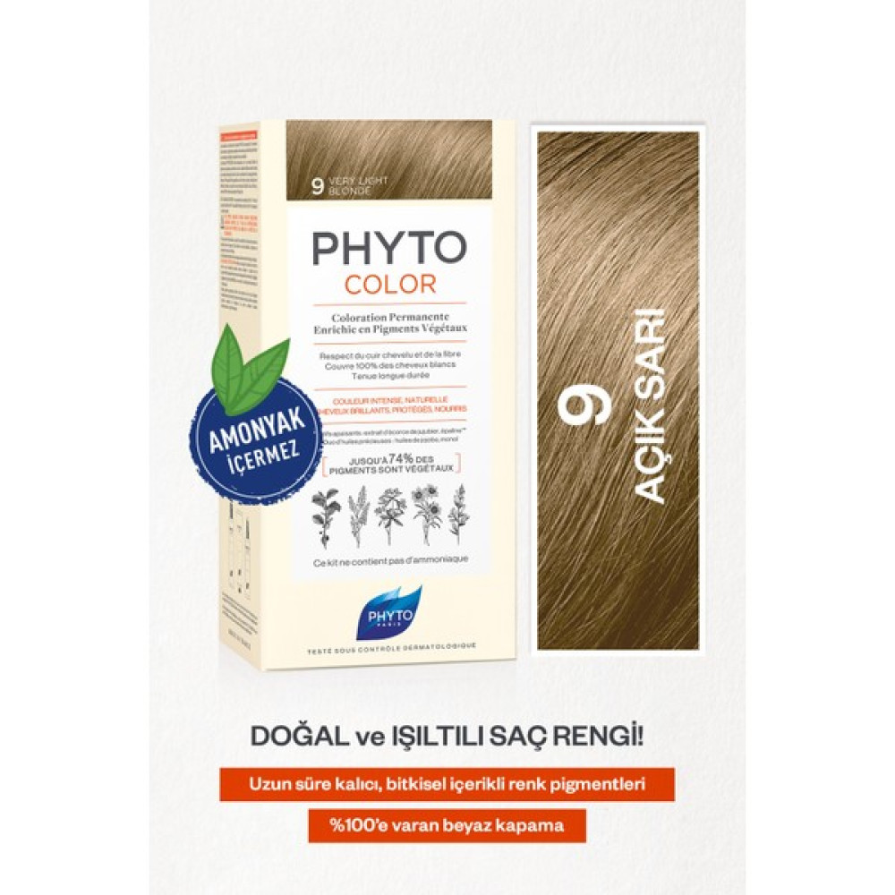 Phyto Color Saç Boyası 9 Açık Sarı Saç Boyası Fiyatı