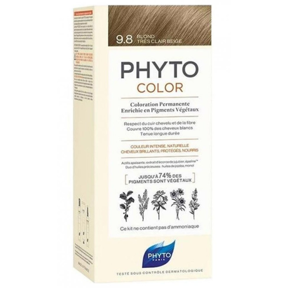 Phyto Phytocolor 9.8 Açık Sarı Bej (Very Light Beige Blonde) | Bitkisel Saç Boyası Saç Bakım Maskeleri & Serumlar & Spreyler Fiyatı