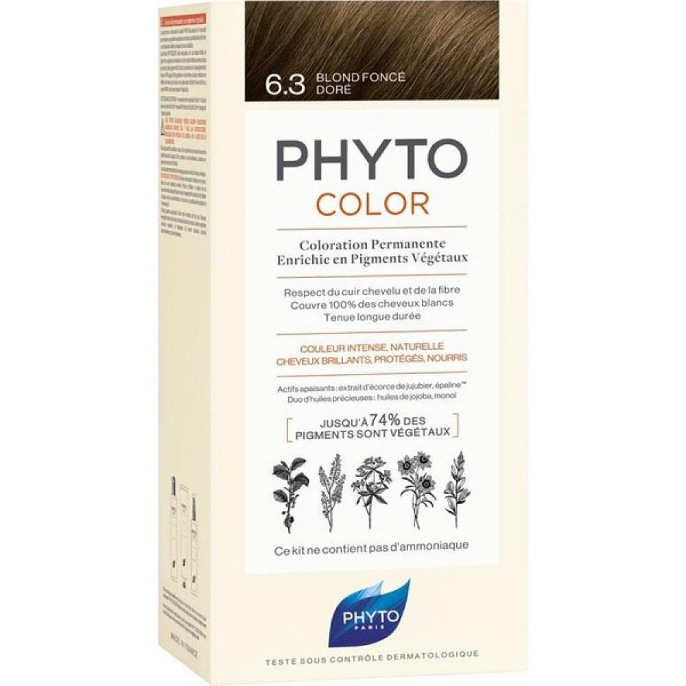 Phyto Phytocolor Bitkisel Saç Boyası - 6.3 Koyu Kumral Dore Yeni Formül Saç Boyası Fiyatı