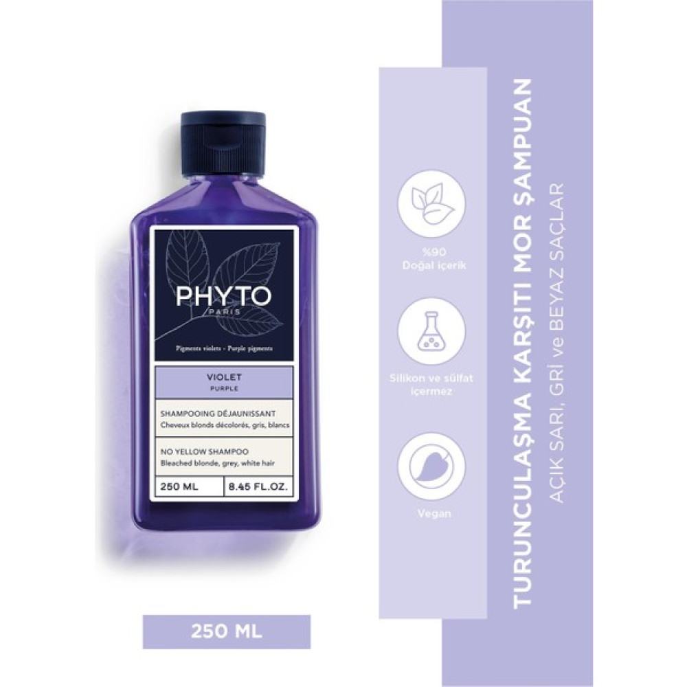 Phyto Phytopurple Shampoo 250ML 2023 Şampuan ve Saç Kremi Fiyatı